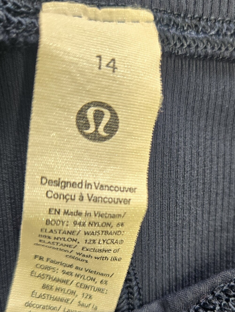 Lululemon Navy Lightweight Jogger Pants – Size 14 - Picture 5 of 9